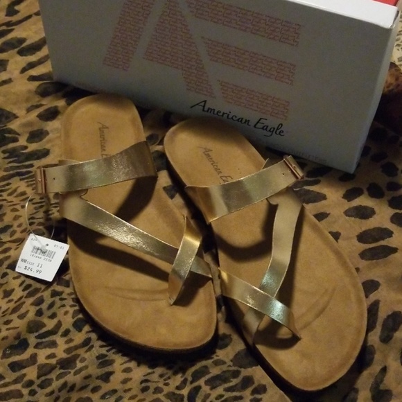 gold sandals payless